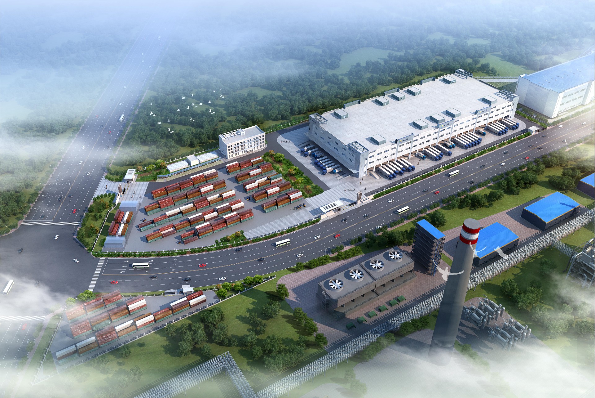 1703662573277994.jpg 2023-12-21寧德臨港產(chǎn)業(yè)綜合物流園項(xiàng)目物流倉(cāng)主體結(jié)構(gòu)順利封頂,項(xiàng)目效果圖.jpg